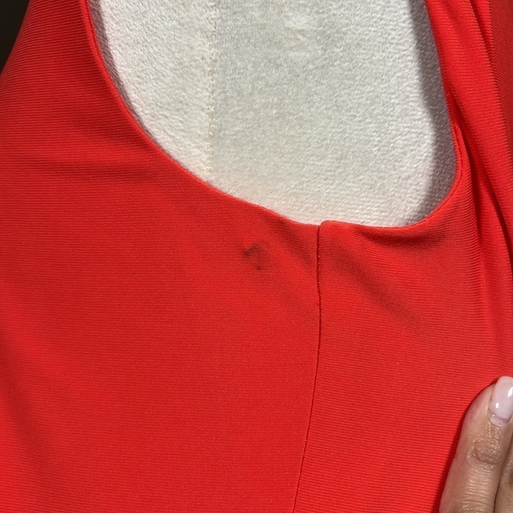 Lauren Ralph Lauren Vibrant Red Midi Dress - Picture 9 of 9